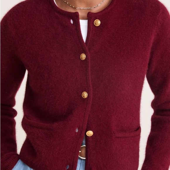 Vineyard Vines Merino Wool and fox hair Cardigan